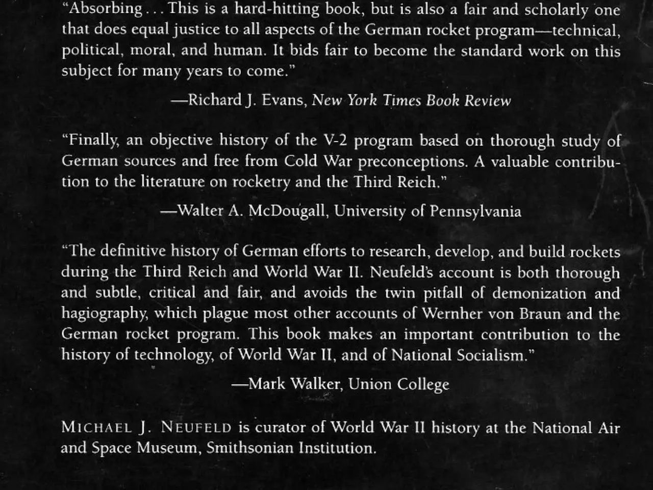 Billede 2 - The Rocket and the Reich by Michael Neufeld