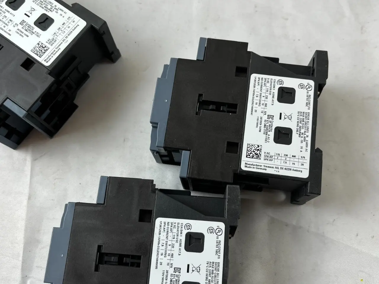 Billede 9 - Siemens 3RT2026-1AF00 kontaktor 110V Coil 3P parti