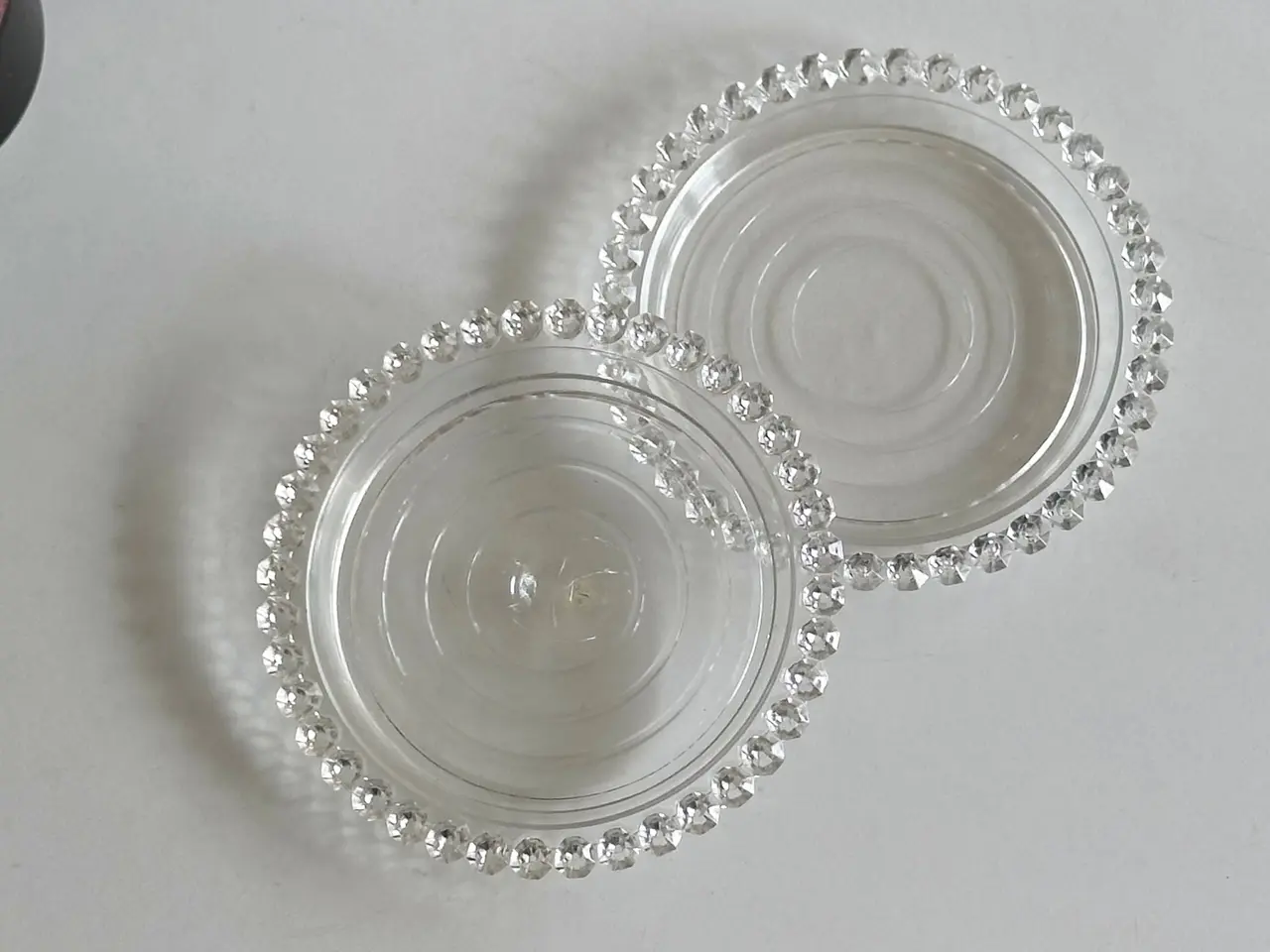 Billede 2 - Glasbrik, plast, 2 stk samlet