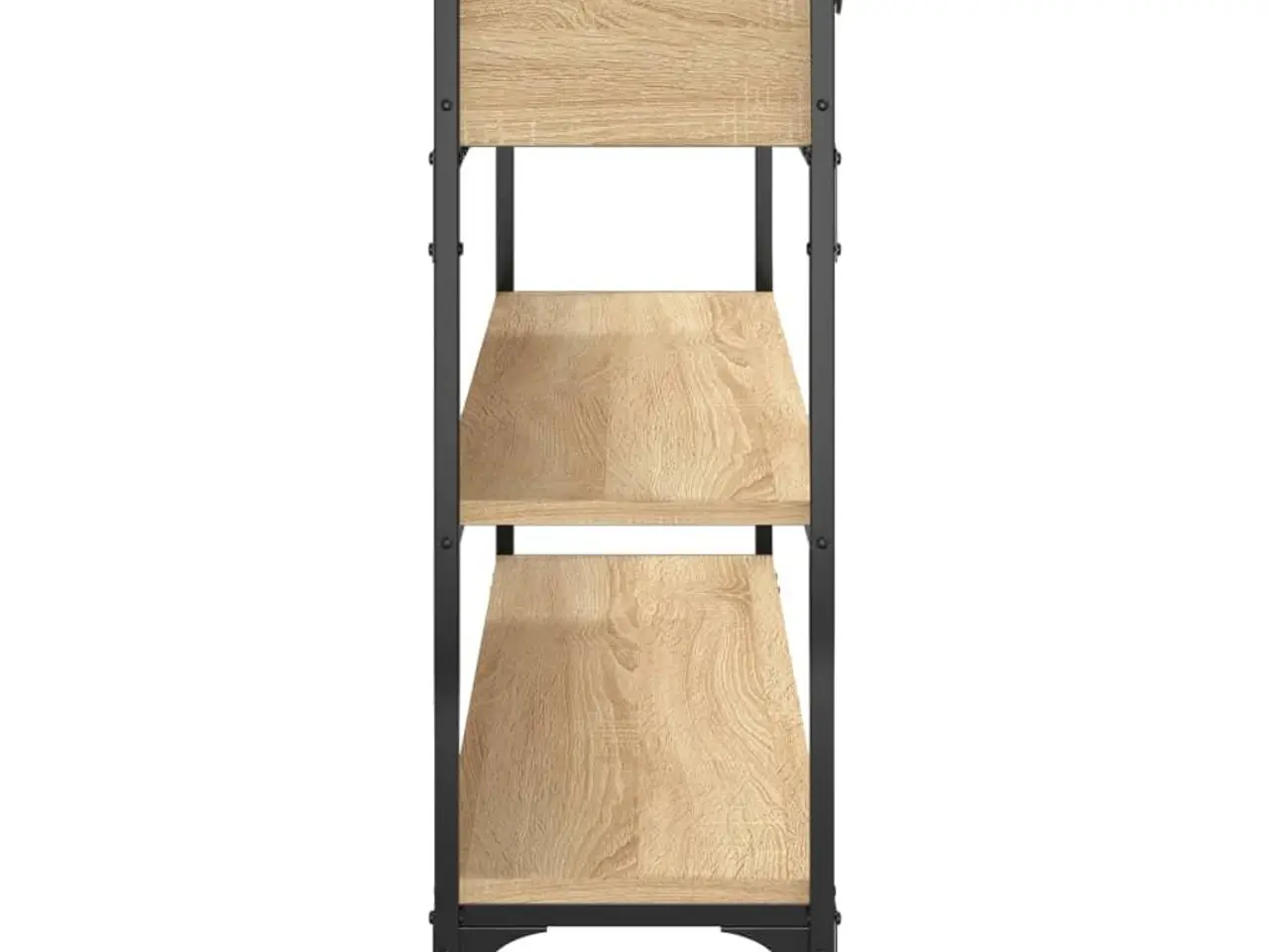 Billede 7 - Konsolbord 100x25x75 cm konstrueret træ sonoma-eg