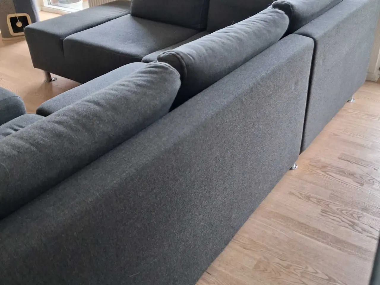 Billede 5 - Hjørnesofa m puff