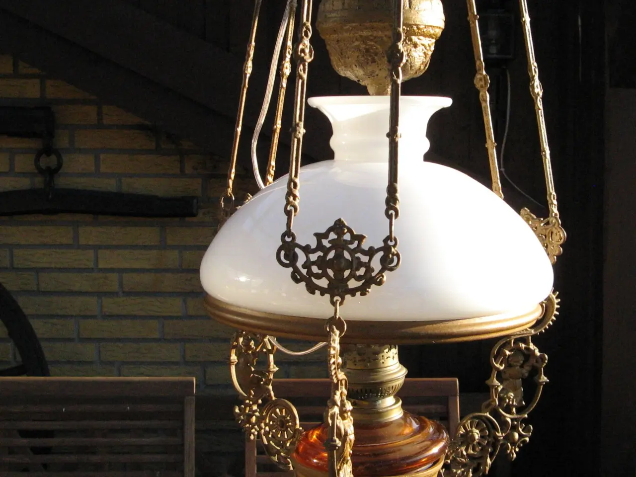 Billede 1 - Petroleums lampe 