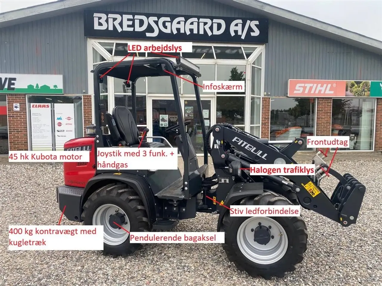 Billede 1 - Pitbull X28-45CRT Fremstillet i Holland, Linde hydraulik, prøv den.