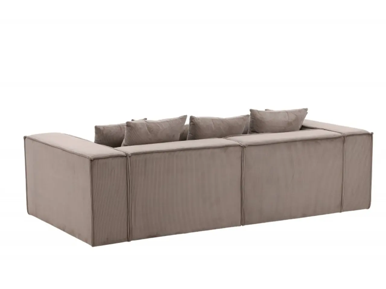 Billede 10 - Gillholmen 3 personers Sofa  - Brun Fløjl