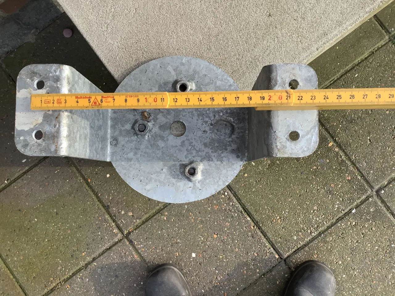 Billede 3 - Reservehjul holder galvaniseret