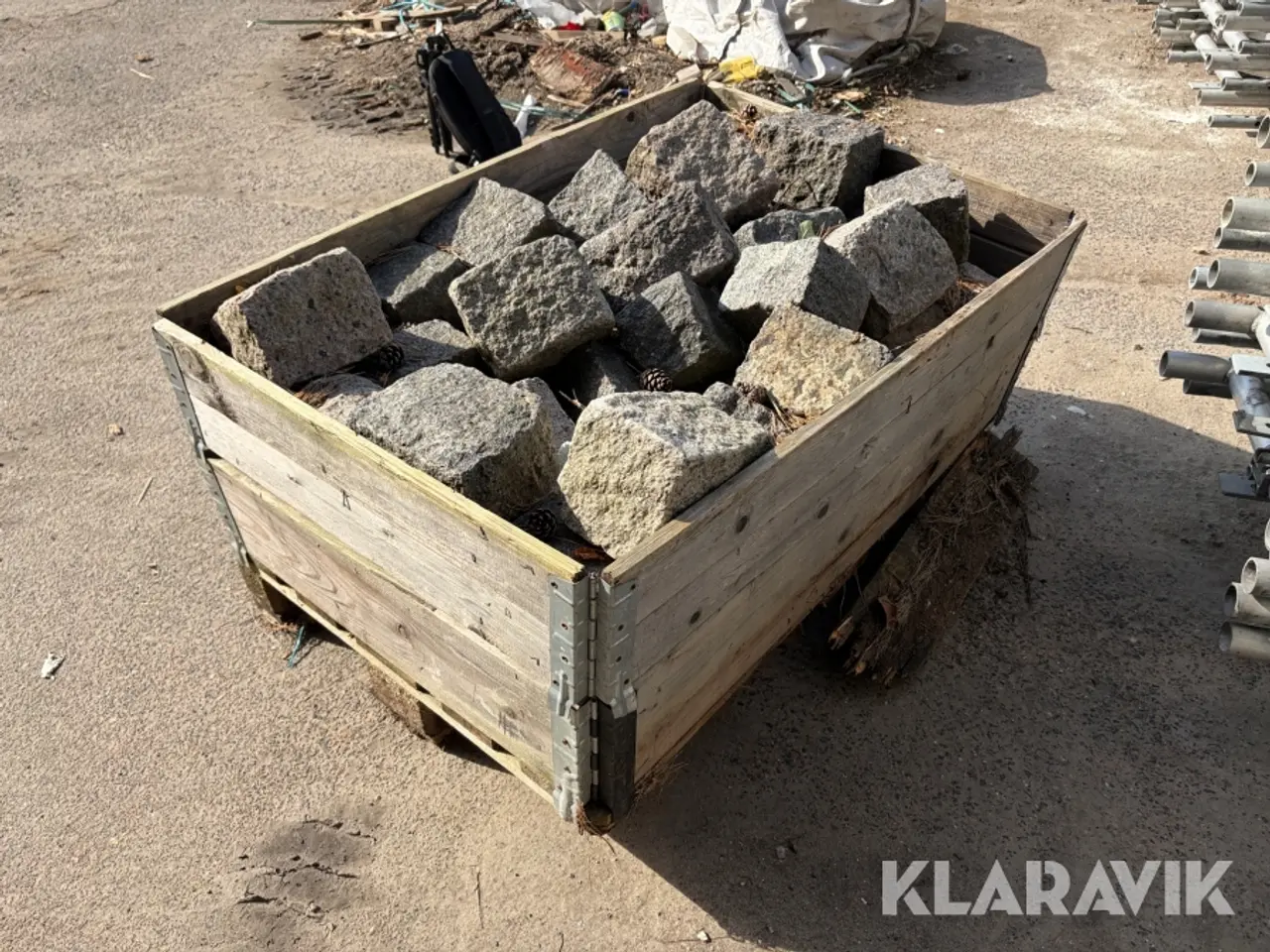 Billede 3 - Chaussésten i granit 1 palle