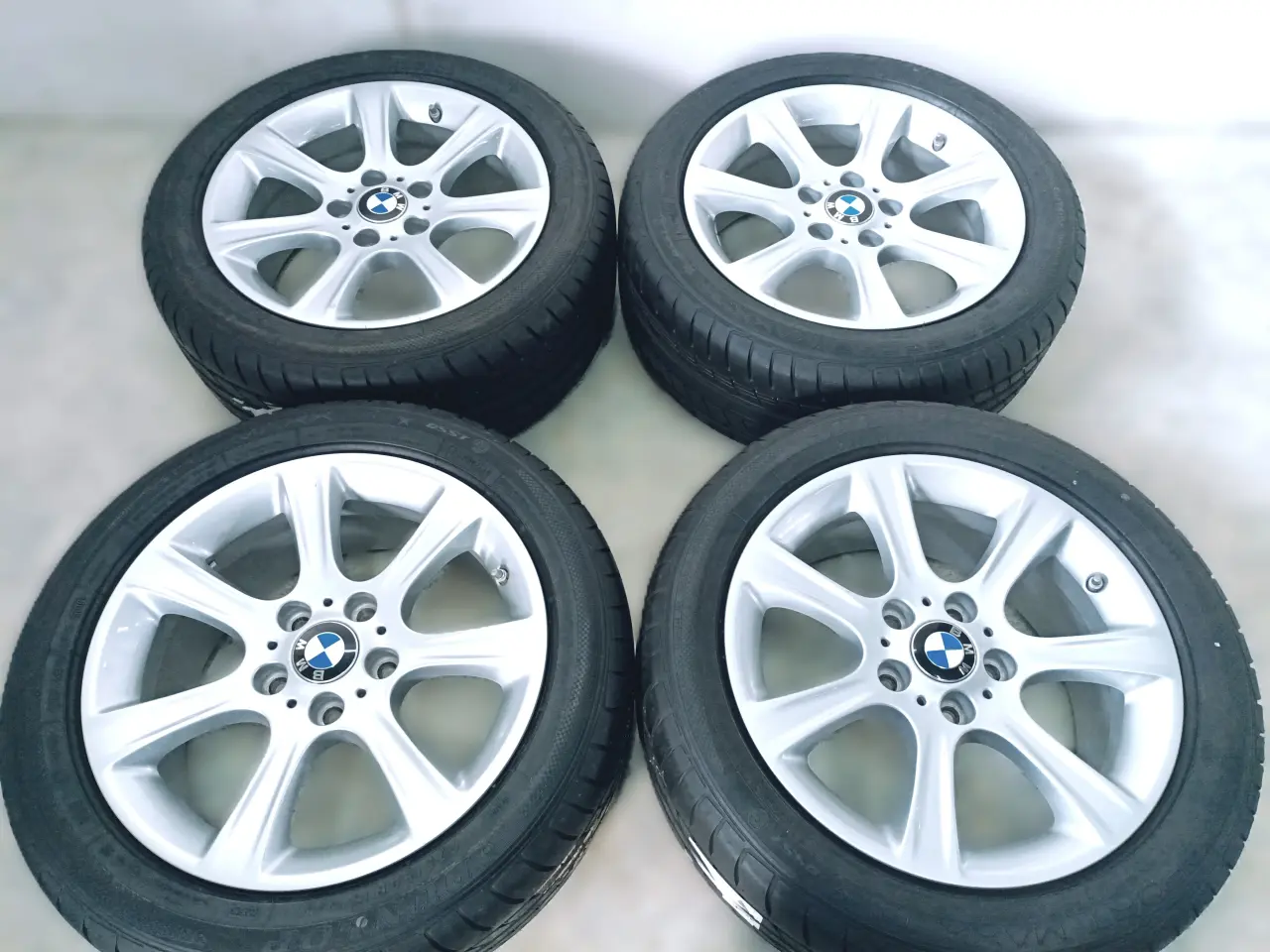 Billede 5 - 5x120 17" IS/ET37 nav 72,6ø BMW sommersæt inkl.TPM