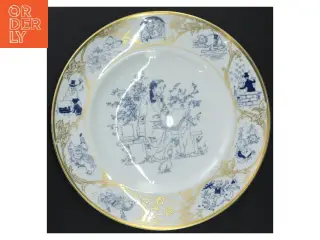 Dekorativ samletallerken fra Copenhagen Porcelon (str. Ø, 24 cm)