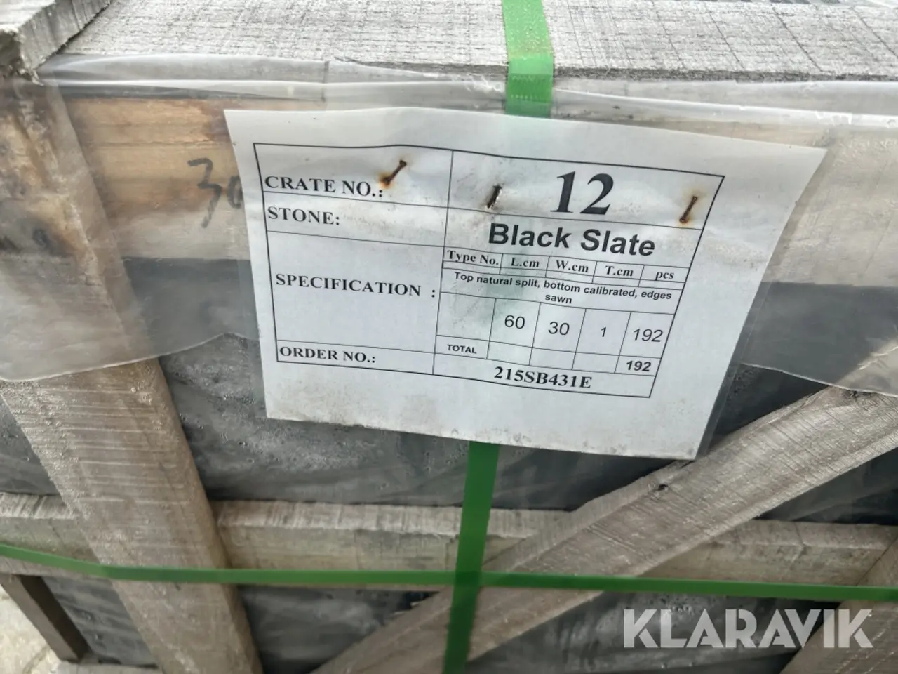 Billede 7 - Kinesisk Skifer Black Slate 5 paller
