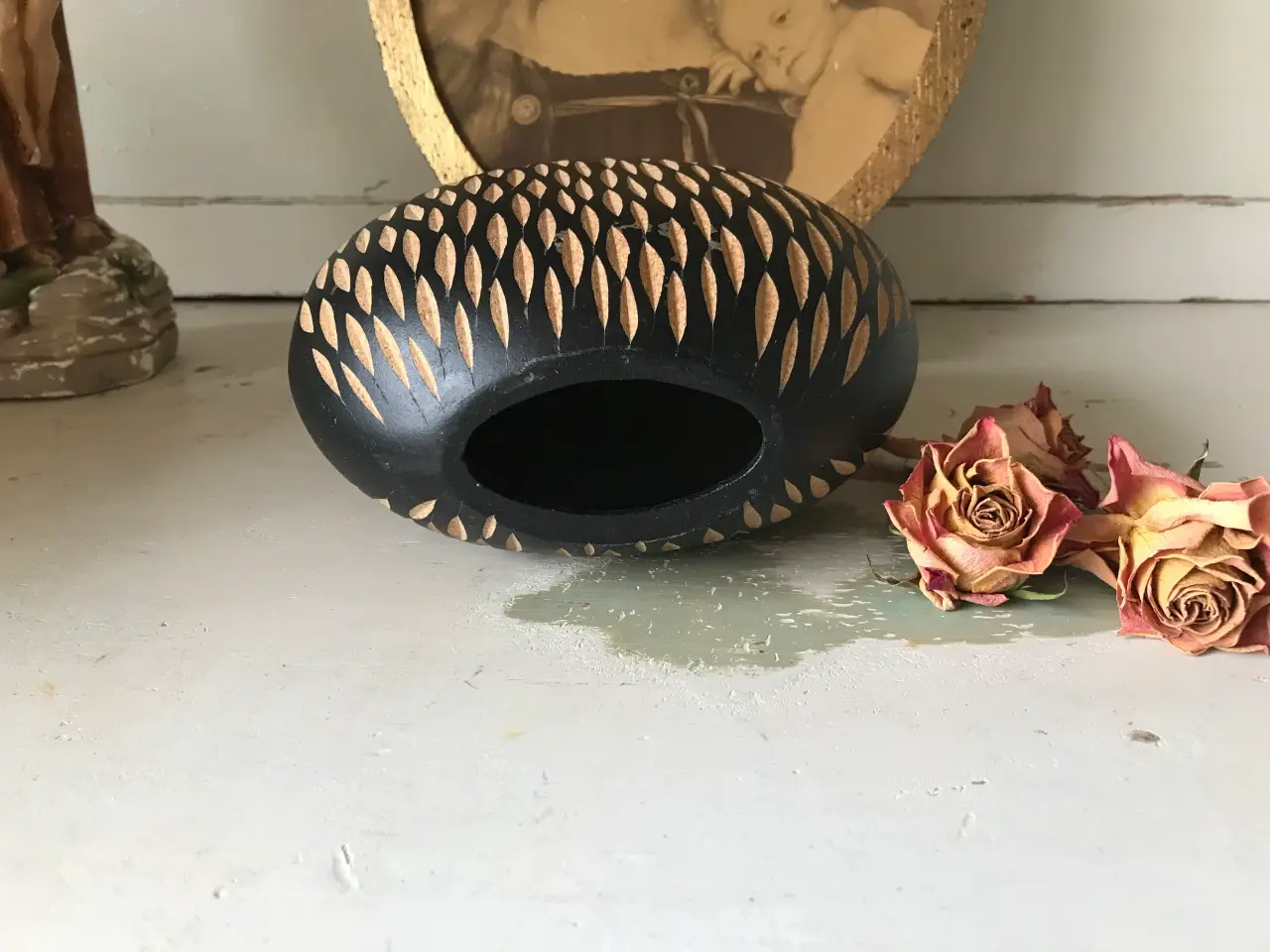 Billede 2 - Vase i træ
