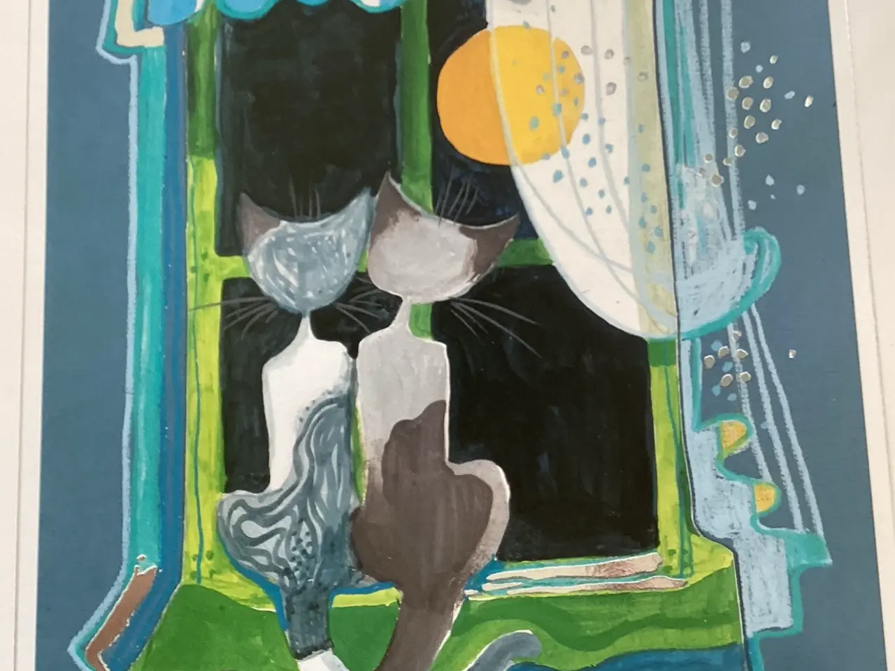 Billede 4 - Rosina Wachtmeister 2 katte i et vindue