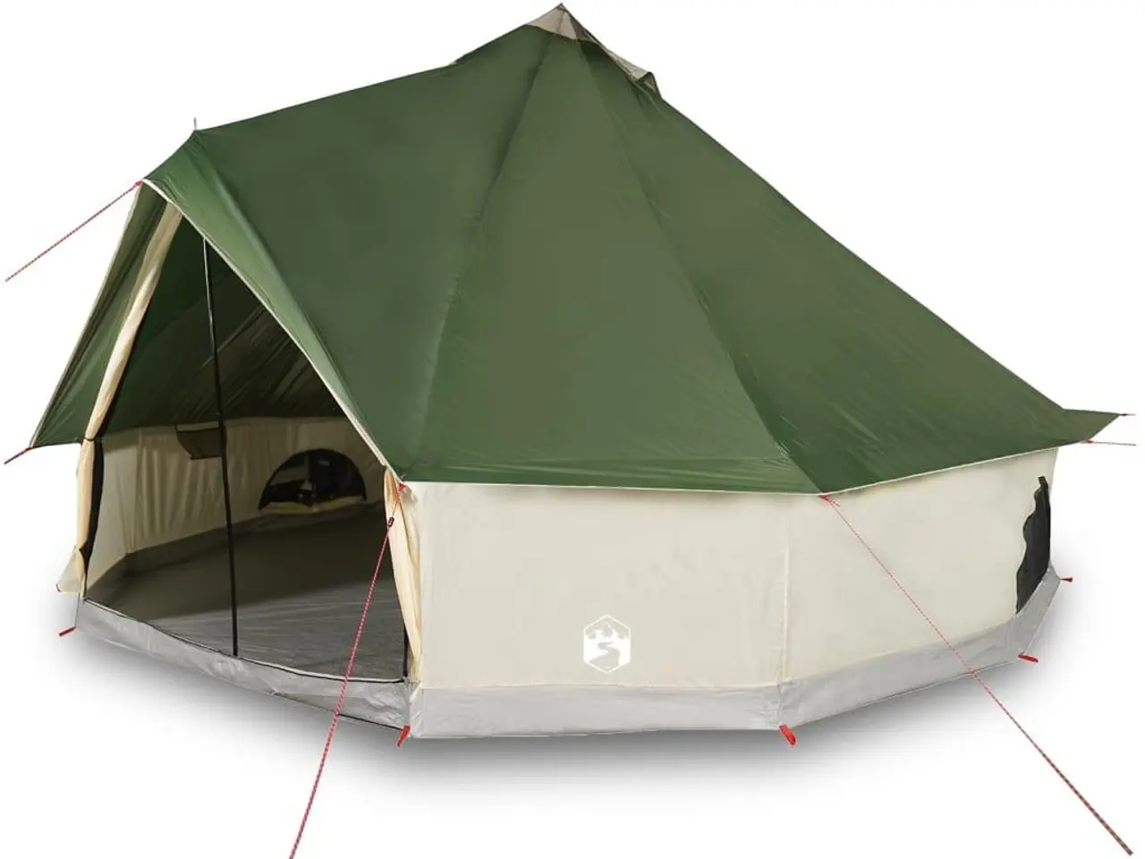 Billede 4 - 10-personers campingtelt - vandafvisende tipi, grøn