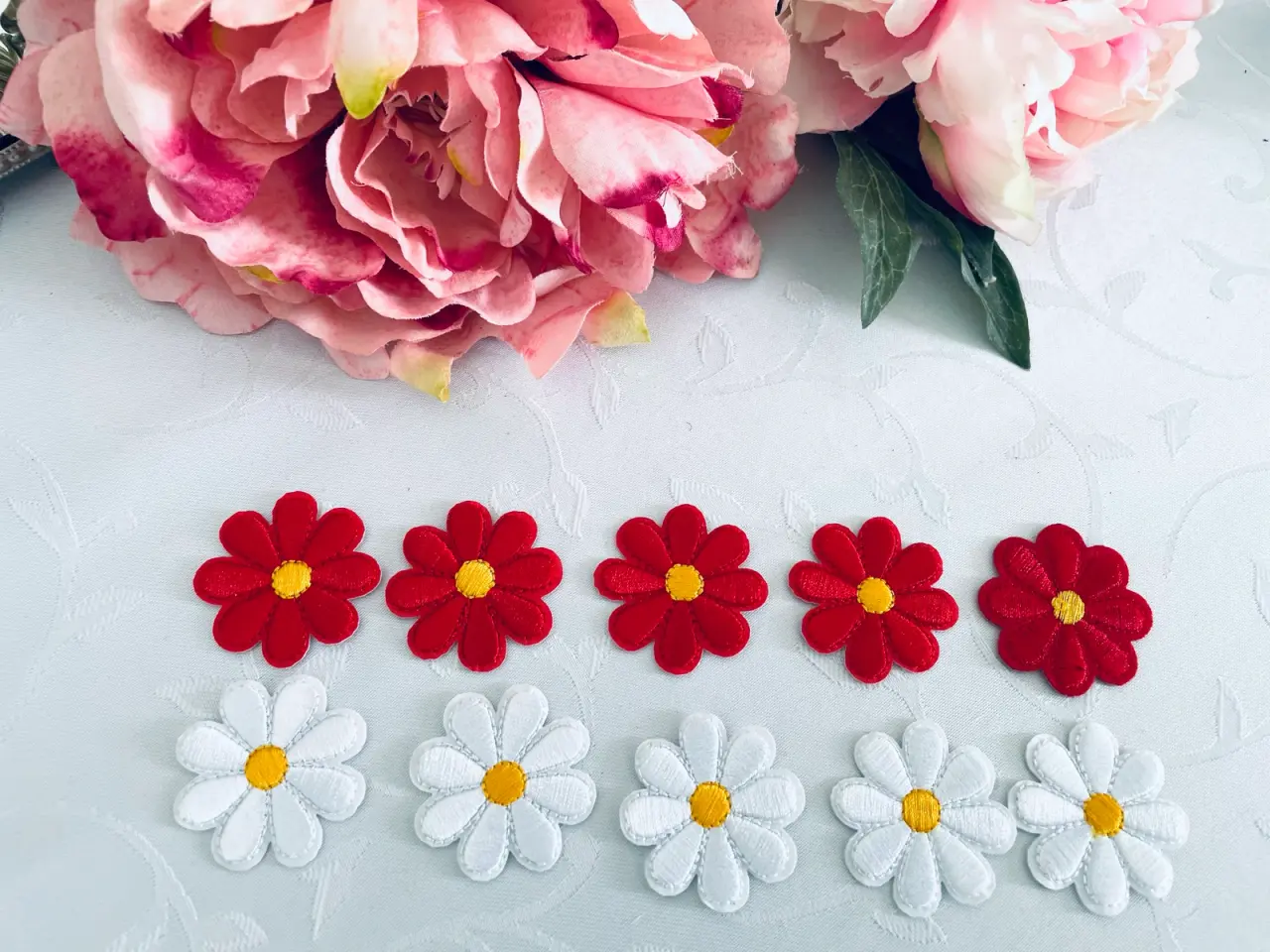 Billede 6 - Strygemærker blomster