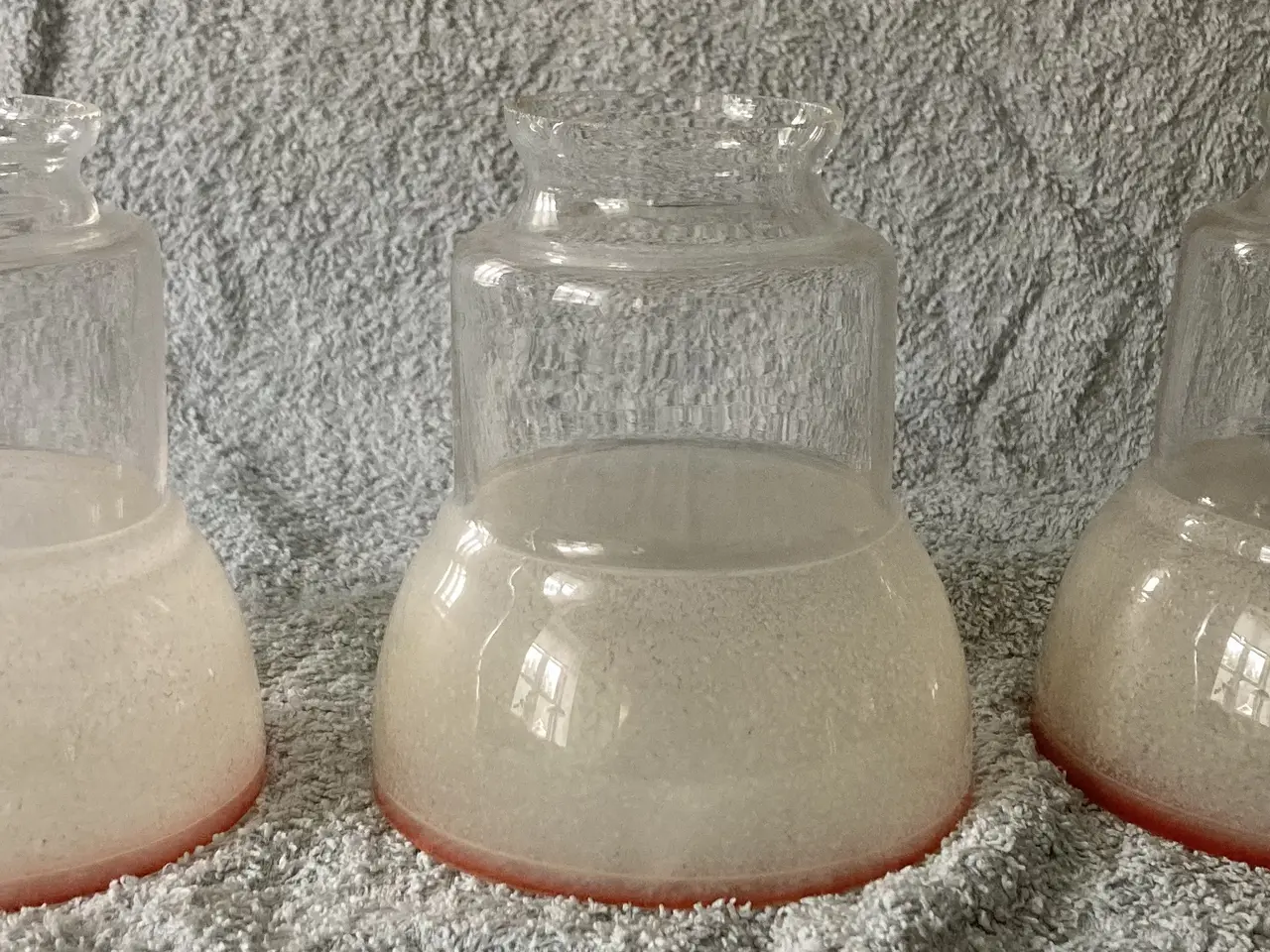 Billede 2 - 4 Glas skærme til lampe pendel