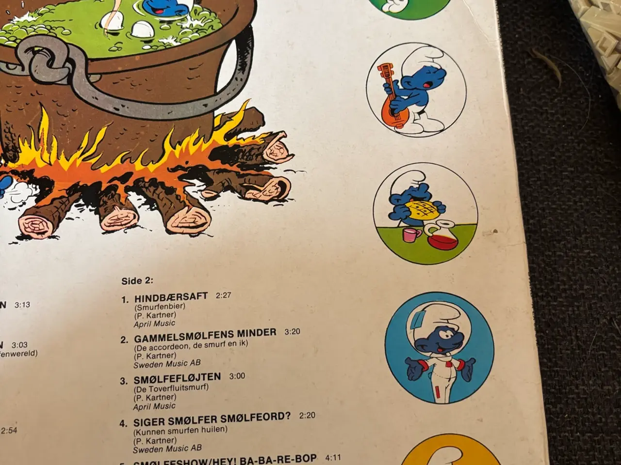 Billede 3 - Johnny reimar i smølfeland vinyl lp