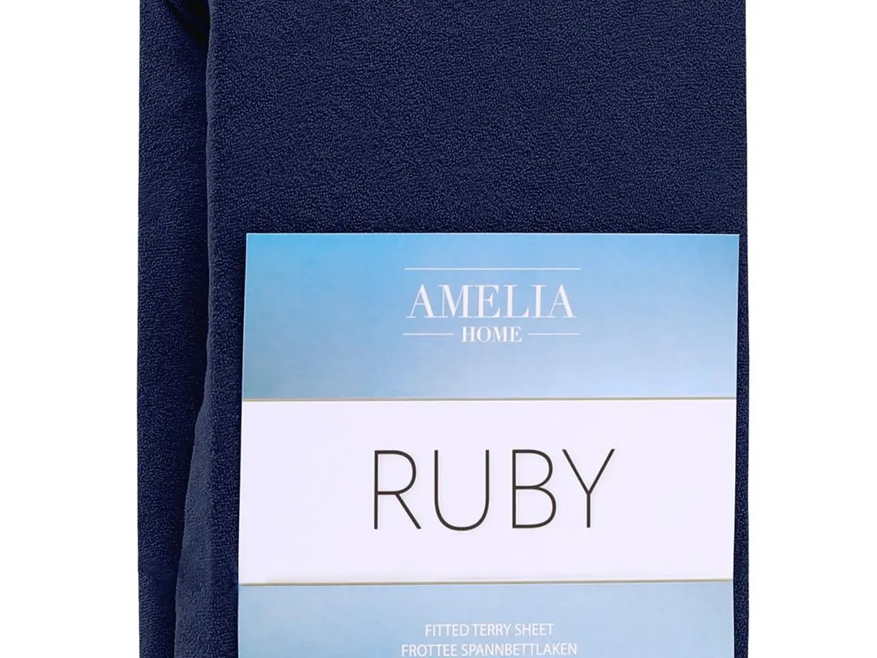 Billede 5 - Frotté stræklagen RESTILO Ruby - indigo, 120-140 x 200 cm