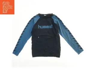 Langærmet trøje med logo fra Hummel (str. 164)
