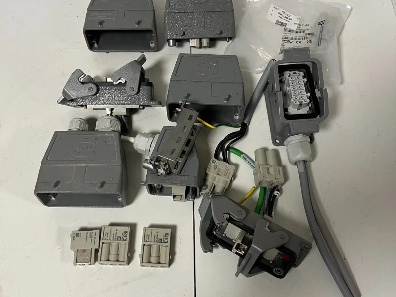Billede 2 - Harting Han Heavy Duty stik parti Enclosures kabel