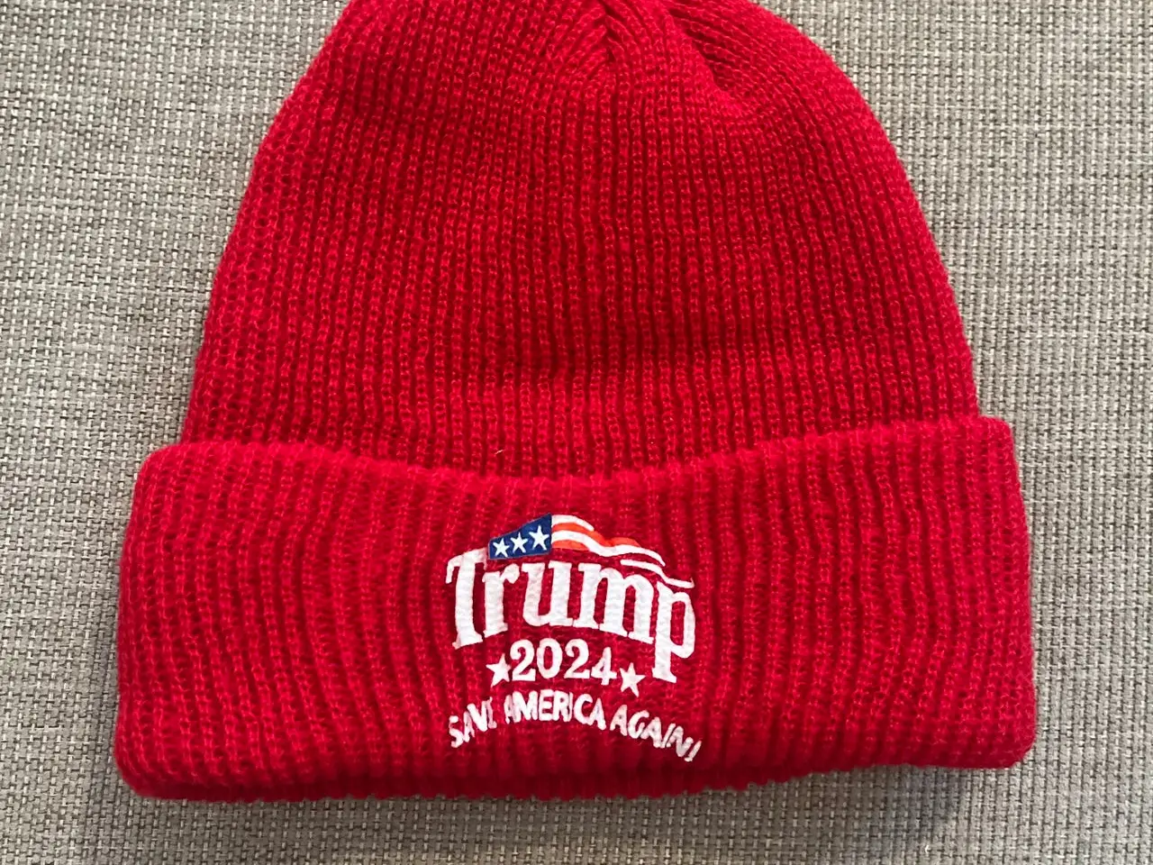 Billede 1 - Trump MAGA hue rød, polyester, one size