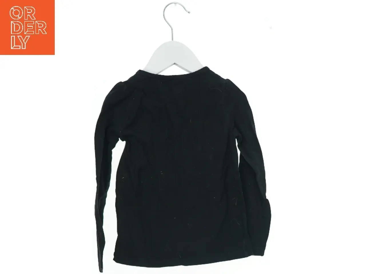 Billede 2 - Langærmet sort bluse fra H&M (str. 98)