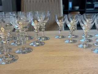 ROSENBORG krystalglas - port - snaps - likør - 23