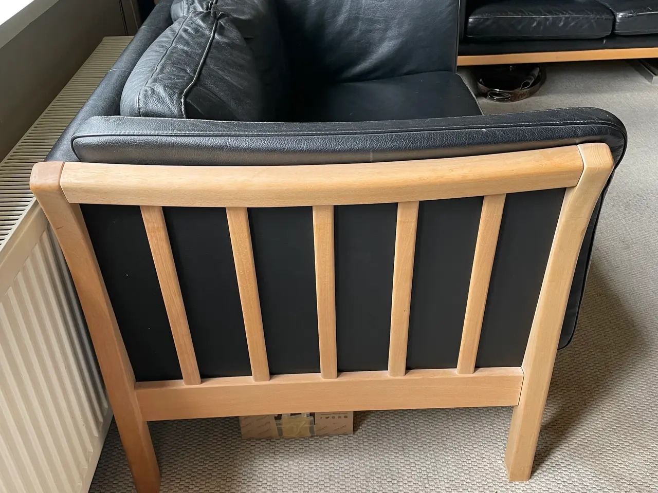Billede 2 - Lædersofa, 2 personers