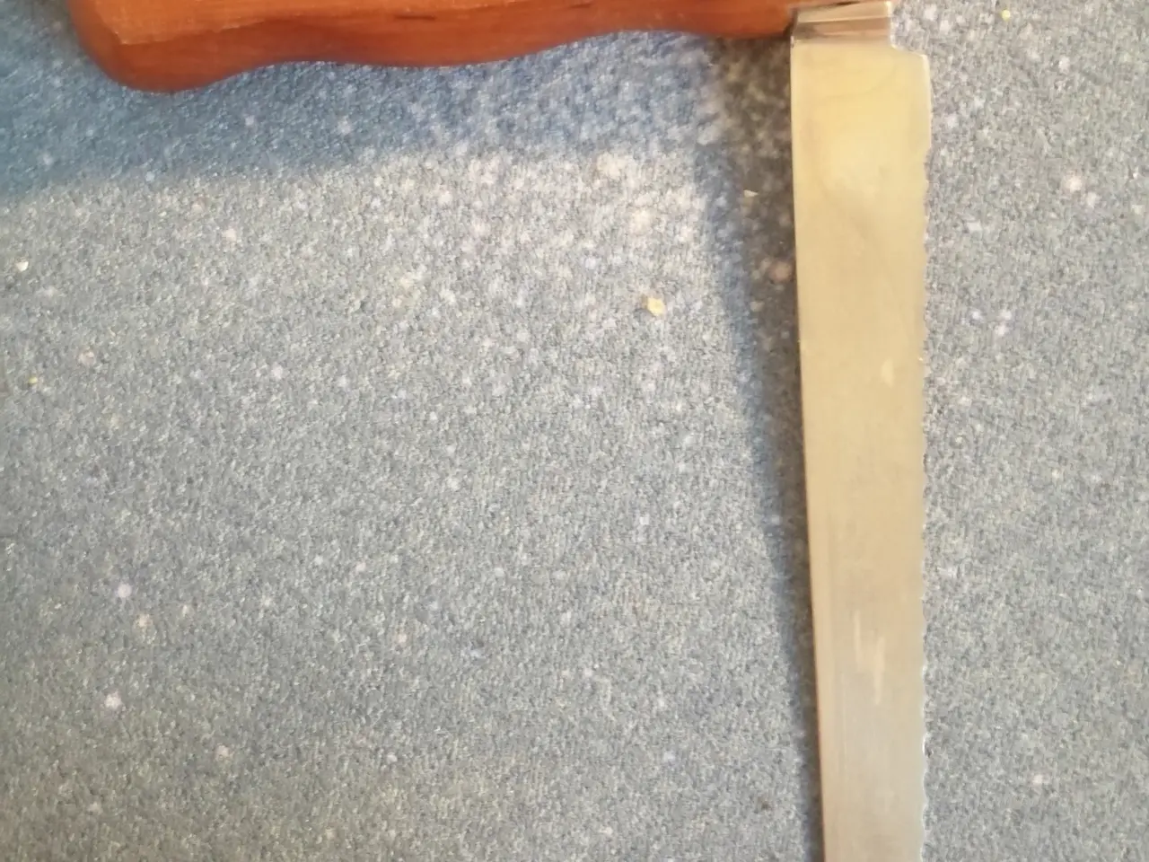 Billede 1 - Flot Teaktræs Brødkniv