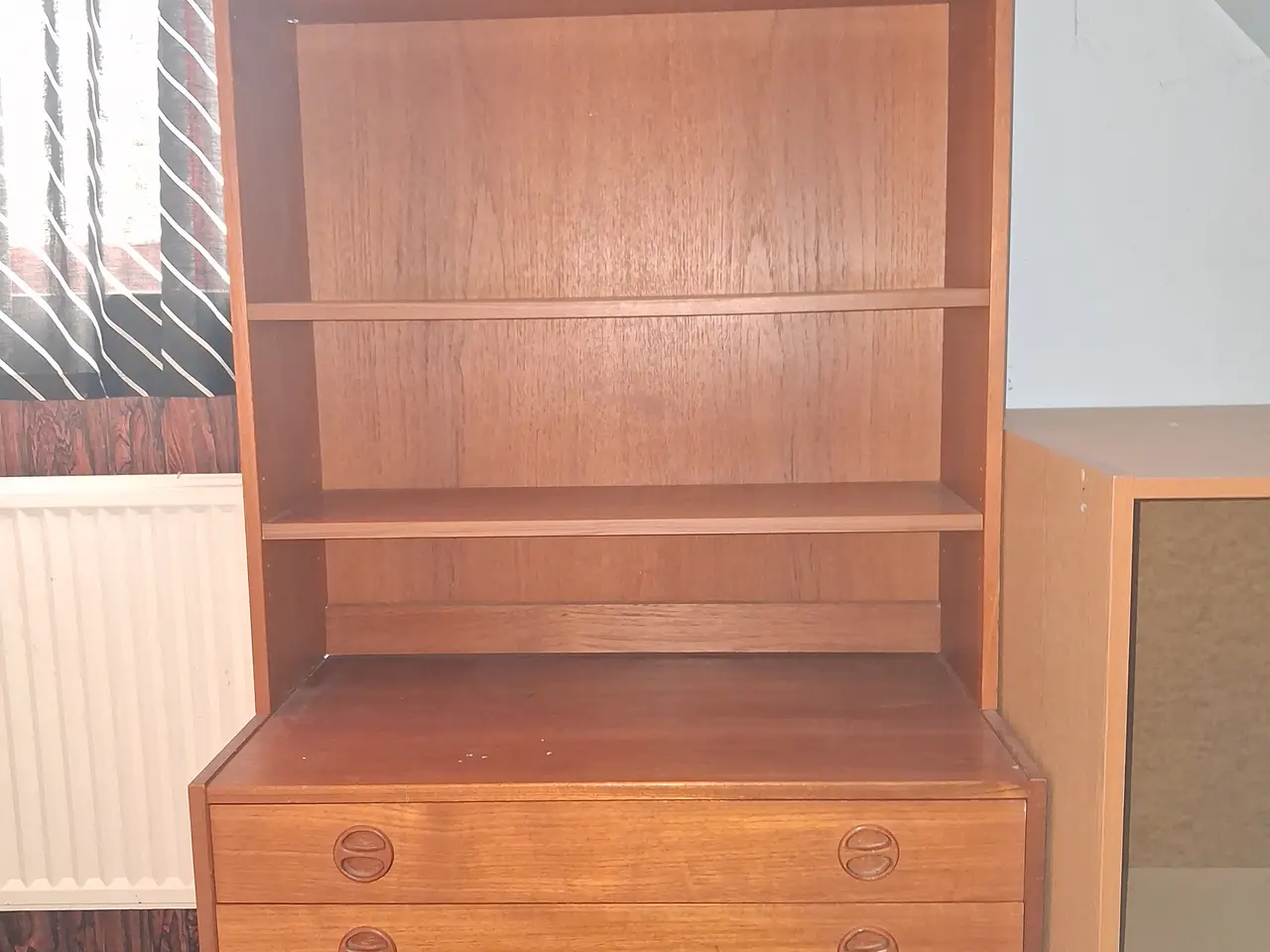 Billede 1 - Retro bornholmer reol i teaktræ