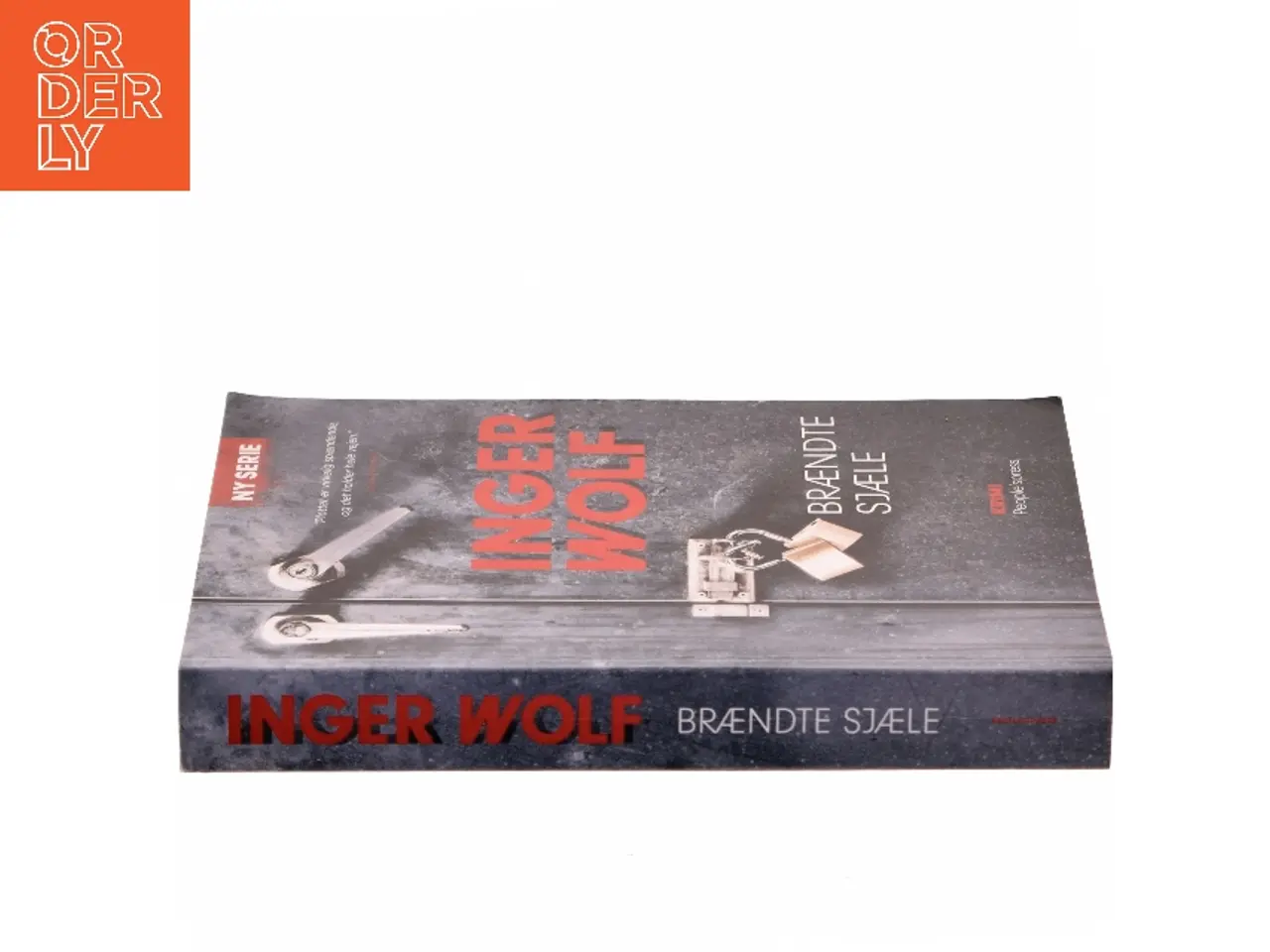 Billede 2 - Brændte sjæle : krimi af Inger Wolf (Bog)