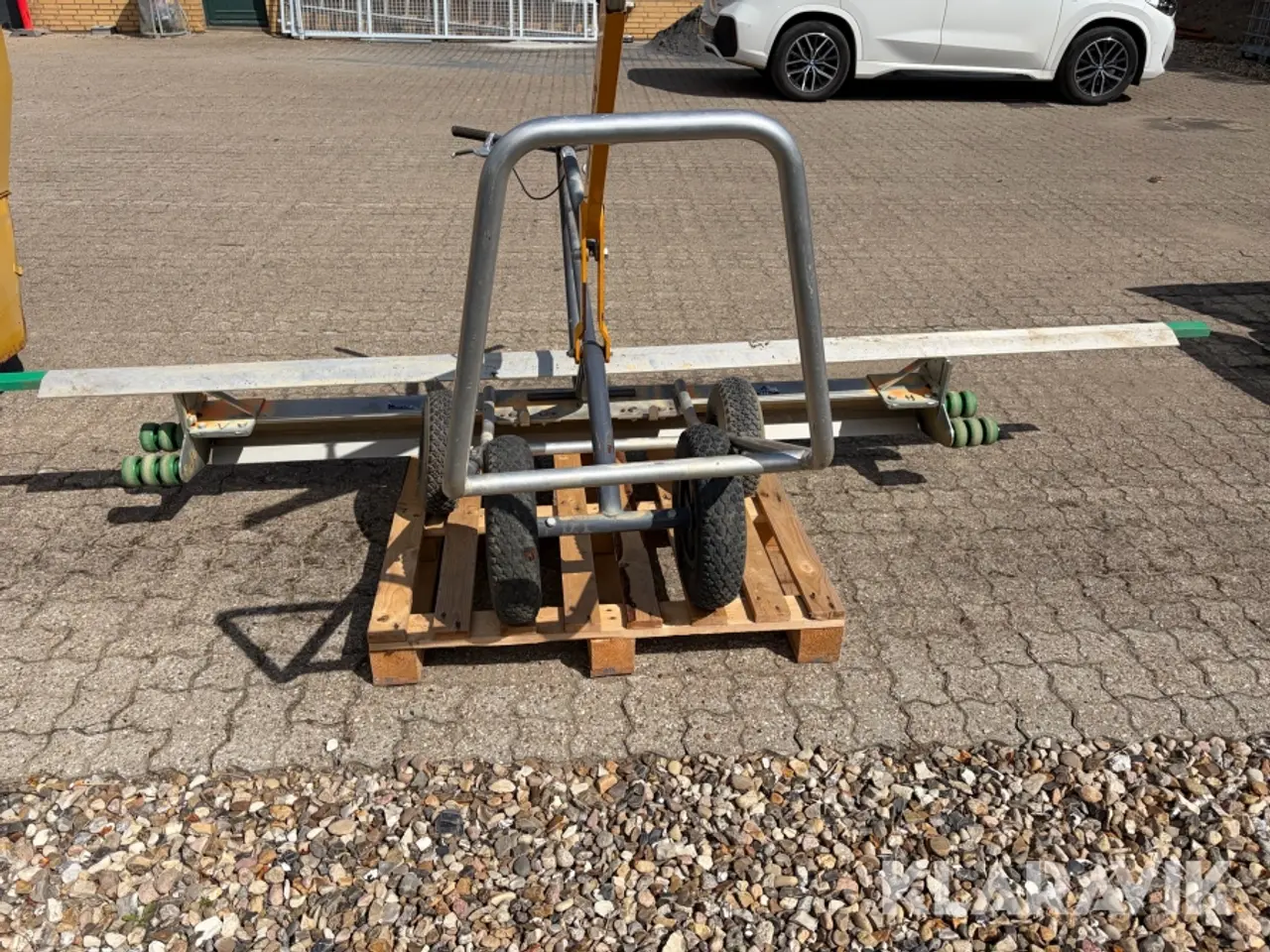 Billede 4 - Fliselægger og afrettervogn Baron Tile lifter Wagon