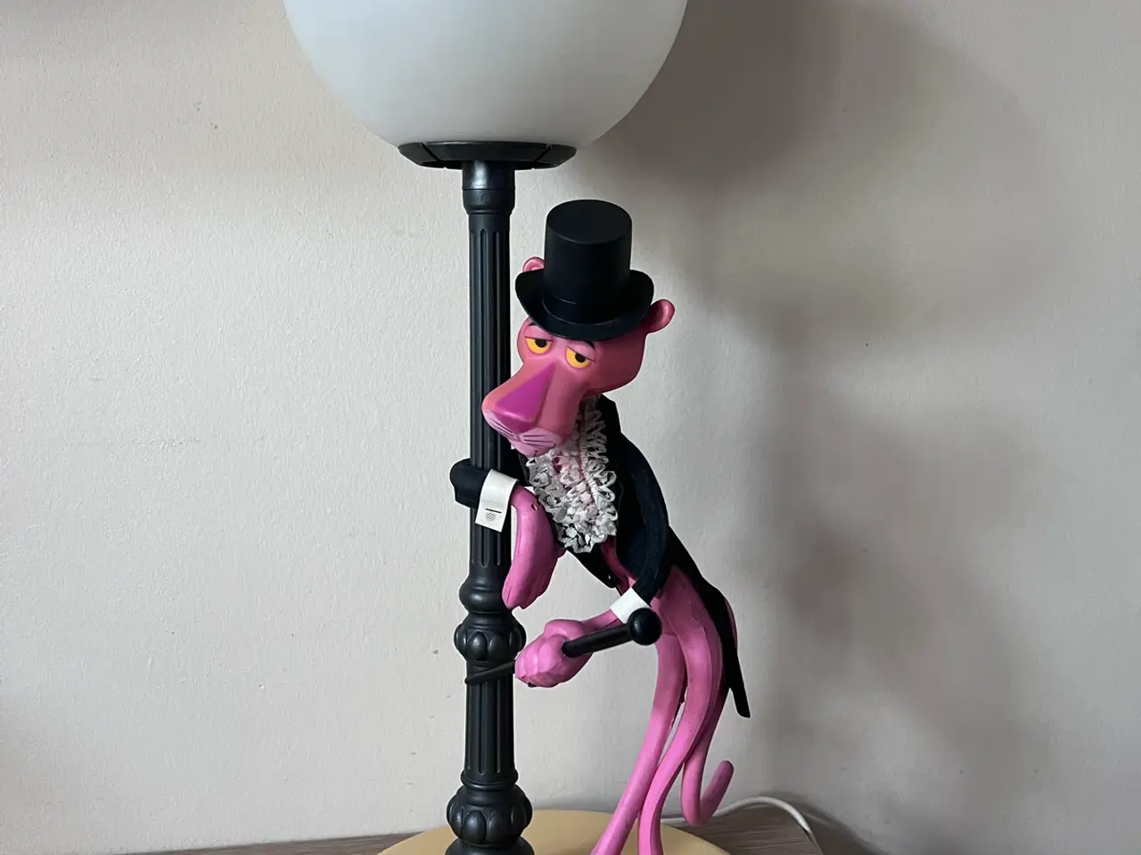 Billede 4 - Sjælden italiensk “Den lyserøde panter” lampe