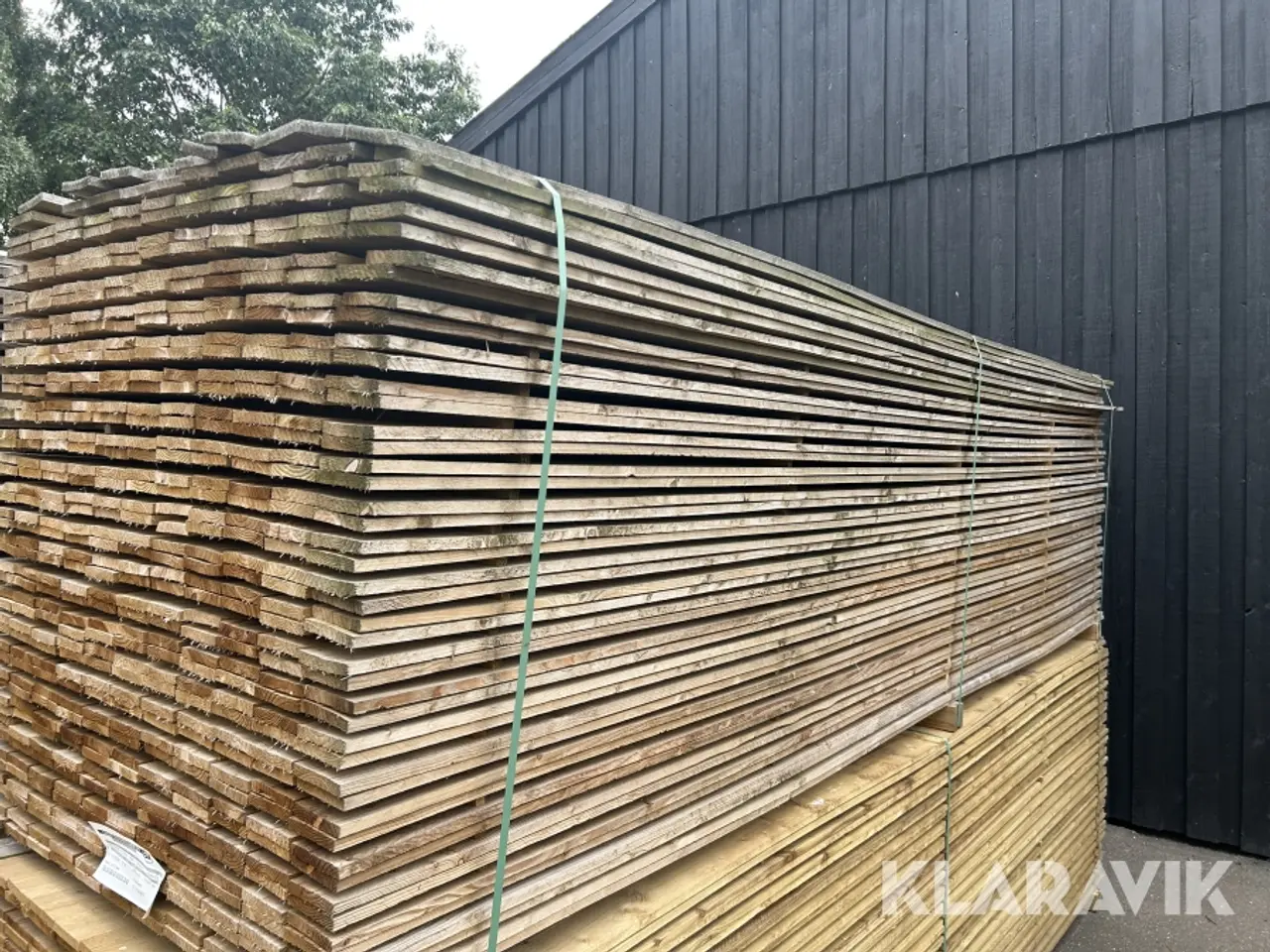 Billede 1 - Trykimprægnerede brædder Thorlund Skou 16 × 100 mm 506 Styk