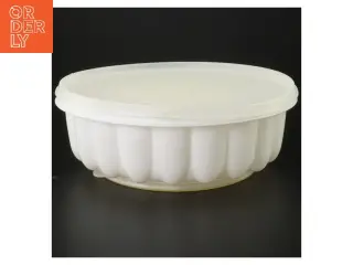Plastikskål med låg fra Tupperware (str. Ø 23 cm)