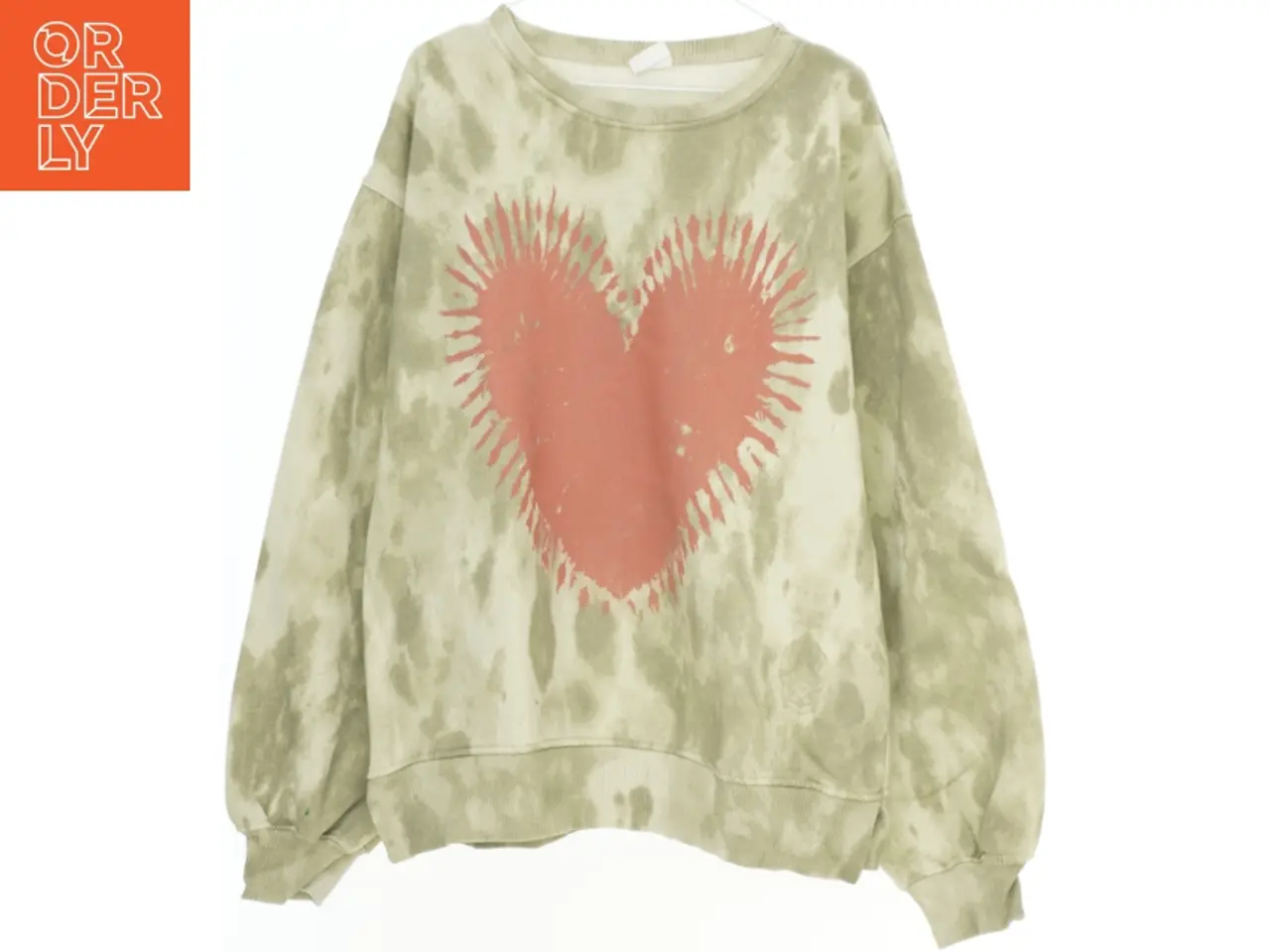 Billede 1 - Sweatshirt med hjerte fra H&M (str. 152)