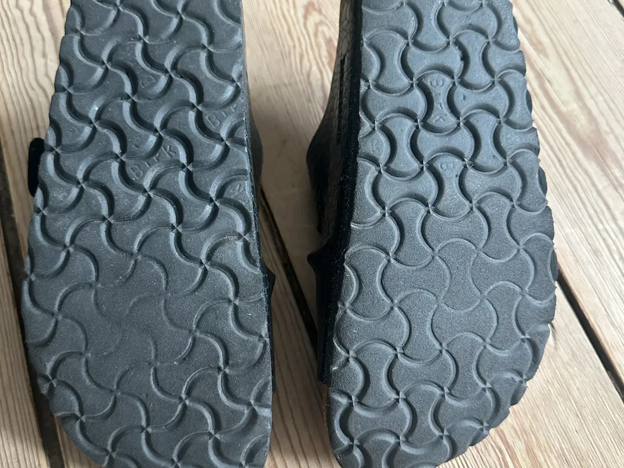 Billede 3 - Birkenstock sandal str. 37/38 - blå metalic