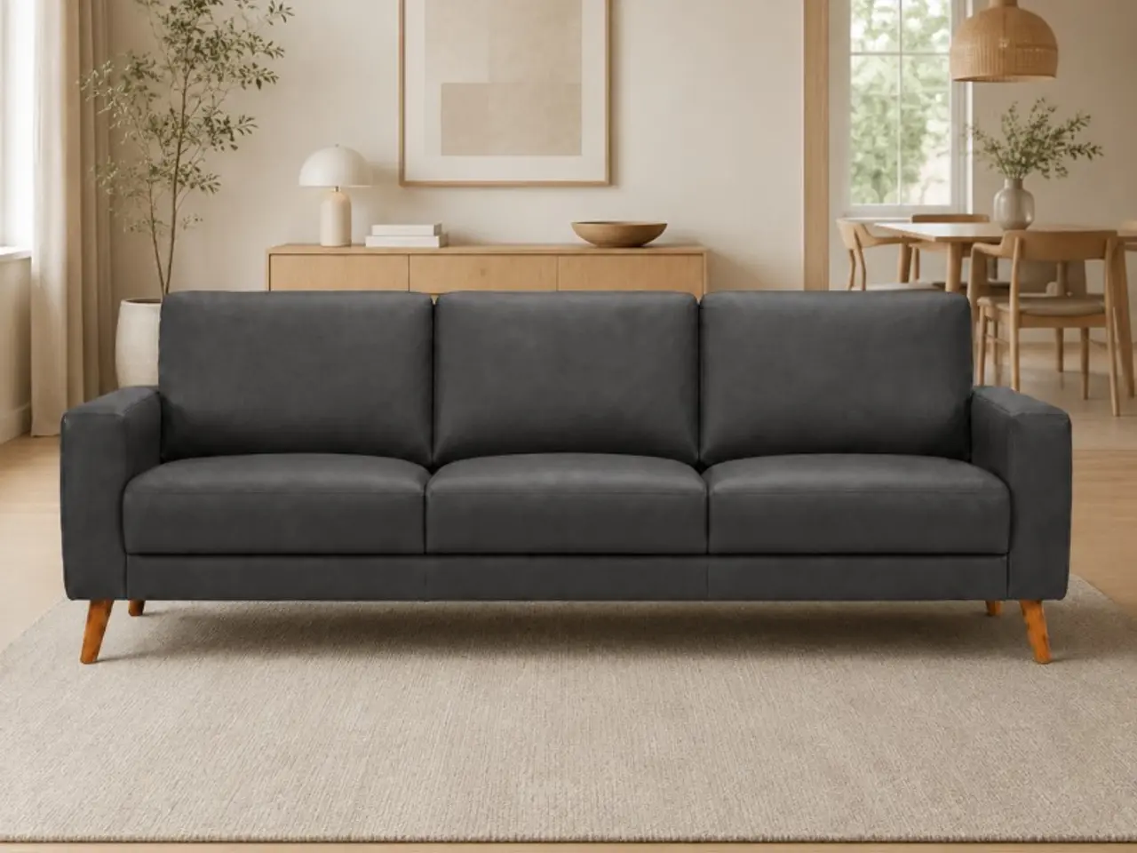 Billede 8 - Hjort Knudsen Esbjerg lædersofa