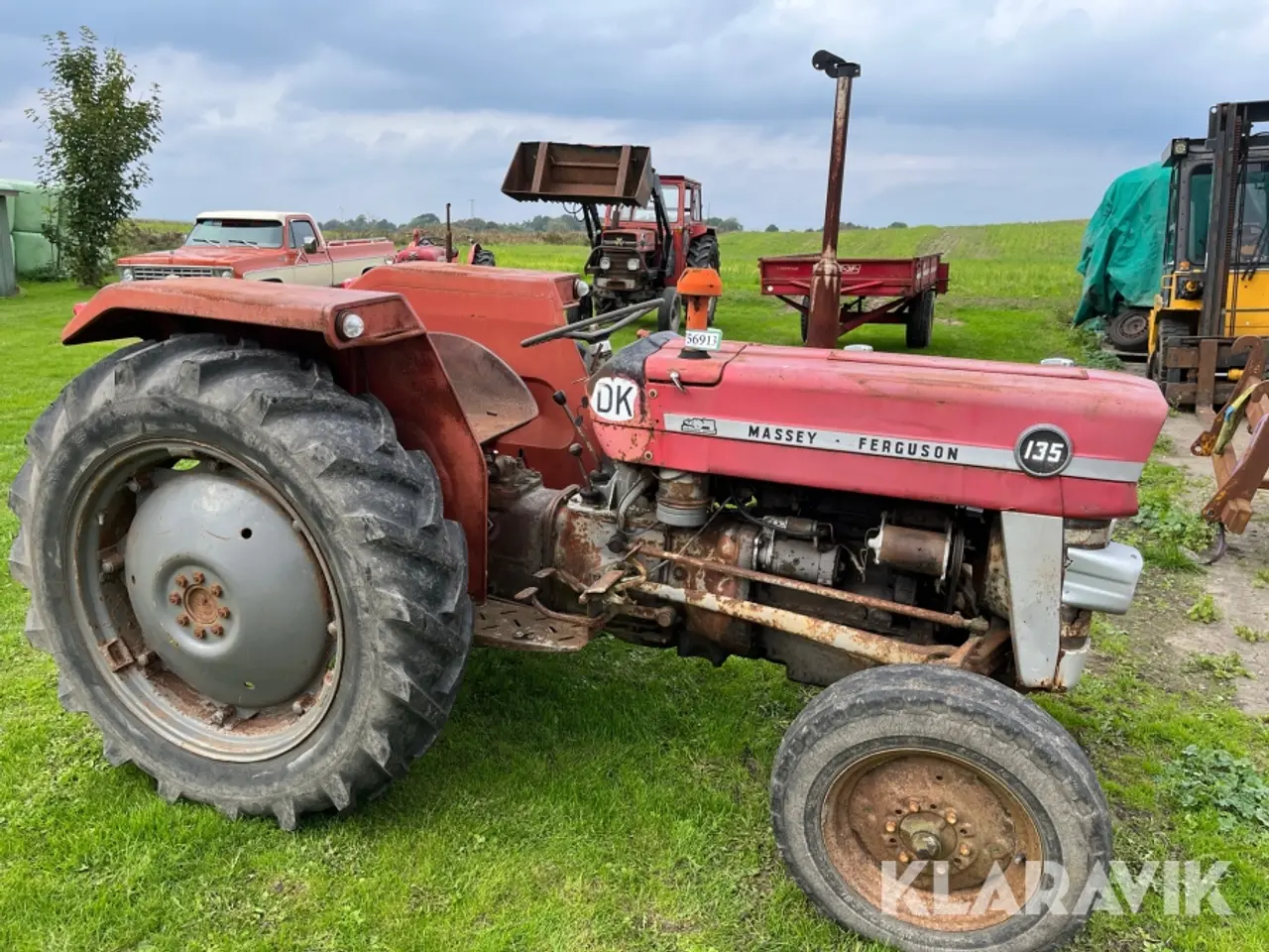 Billede 4 - Veterantraktor Massey Ferguson 135