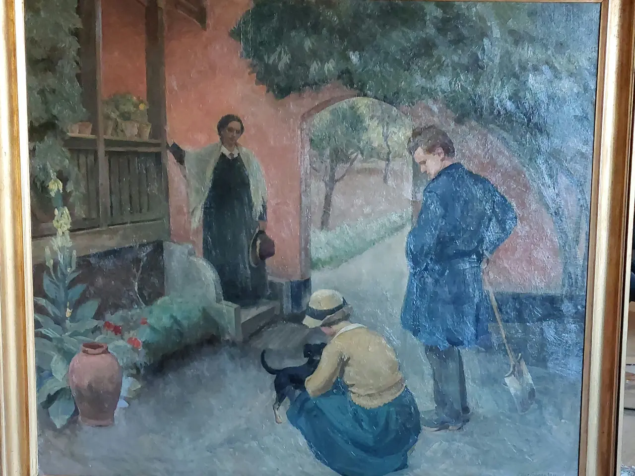 Billede 1 - EILER SØRENSEN - ( 1869 - 1953 ) - oliemaleri