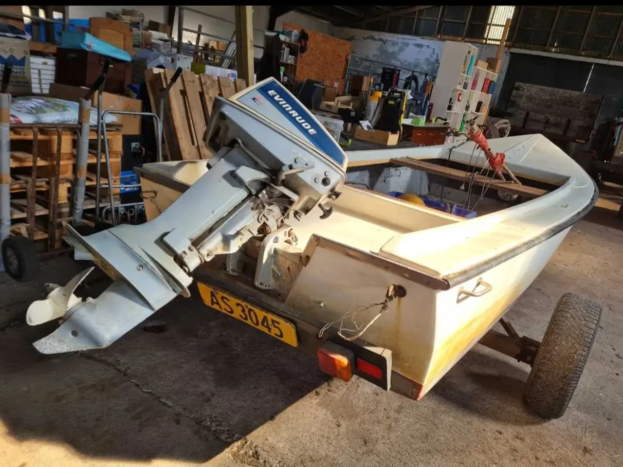 Billede 1 - Jolle motor trailer