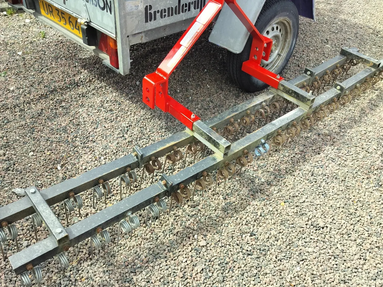 Billede 1 - Gårdspladsrive til 3 punkt traktor
