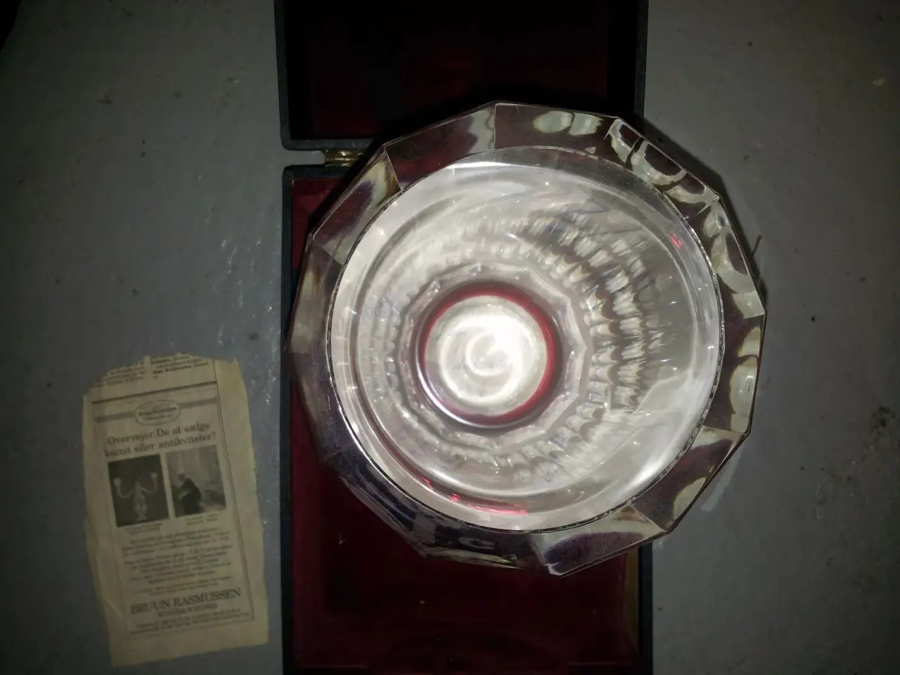 Billede 3 - Krystal vase , Fransk