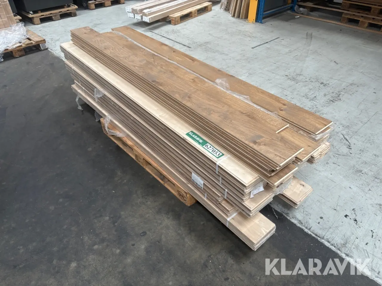 Billede 1 - Eg olieret 2-lags plankegulv 35 m2
