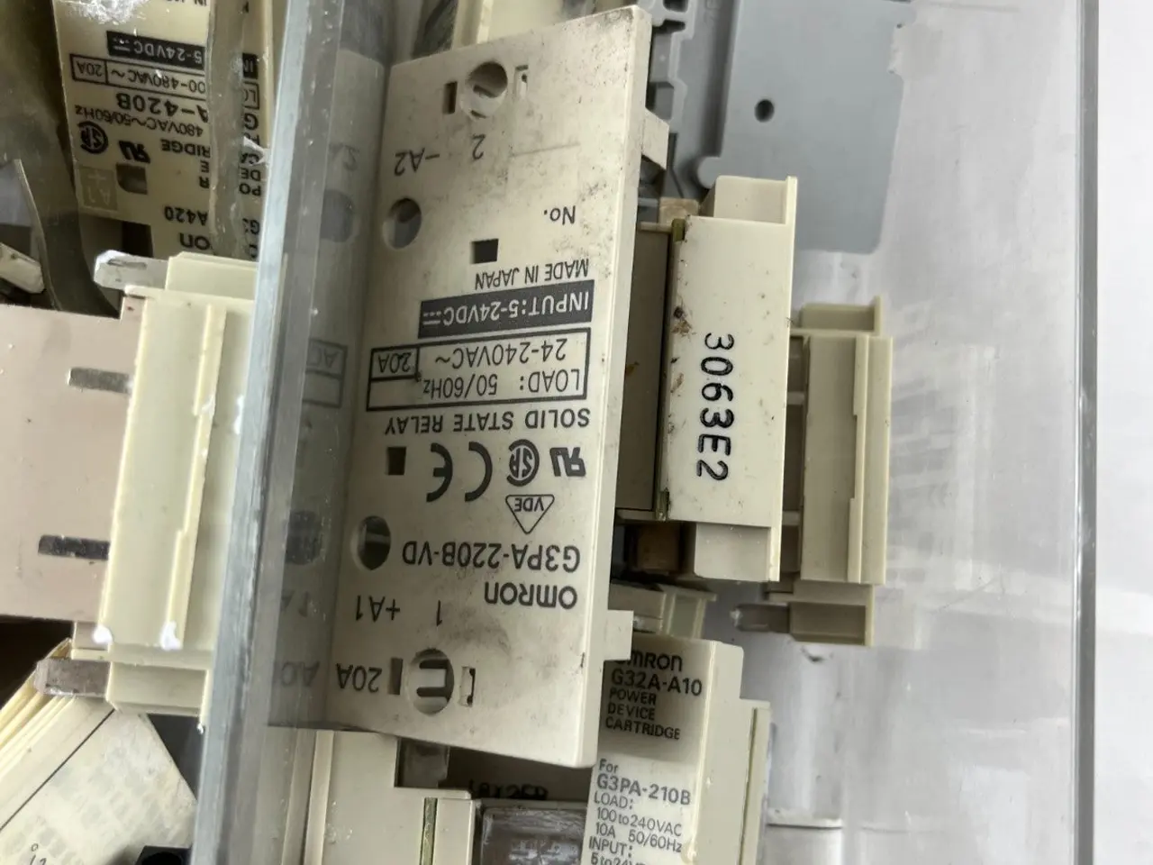 Billede 5 - Omron G3PA-420B-VD Solid State relæ parti 20A SSR