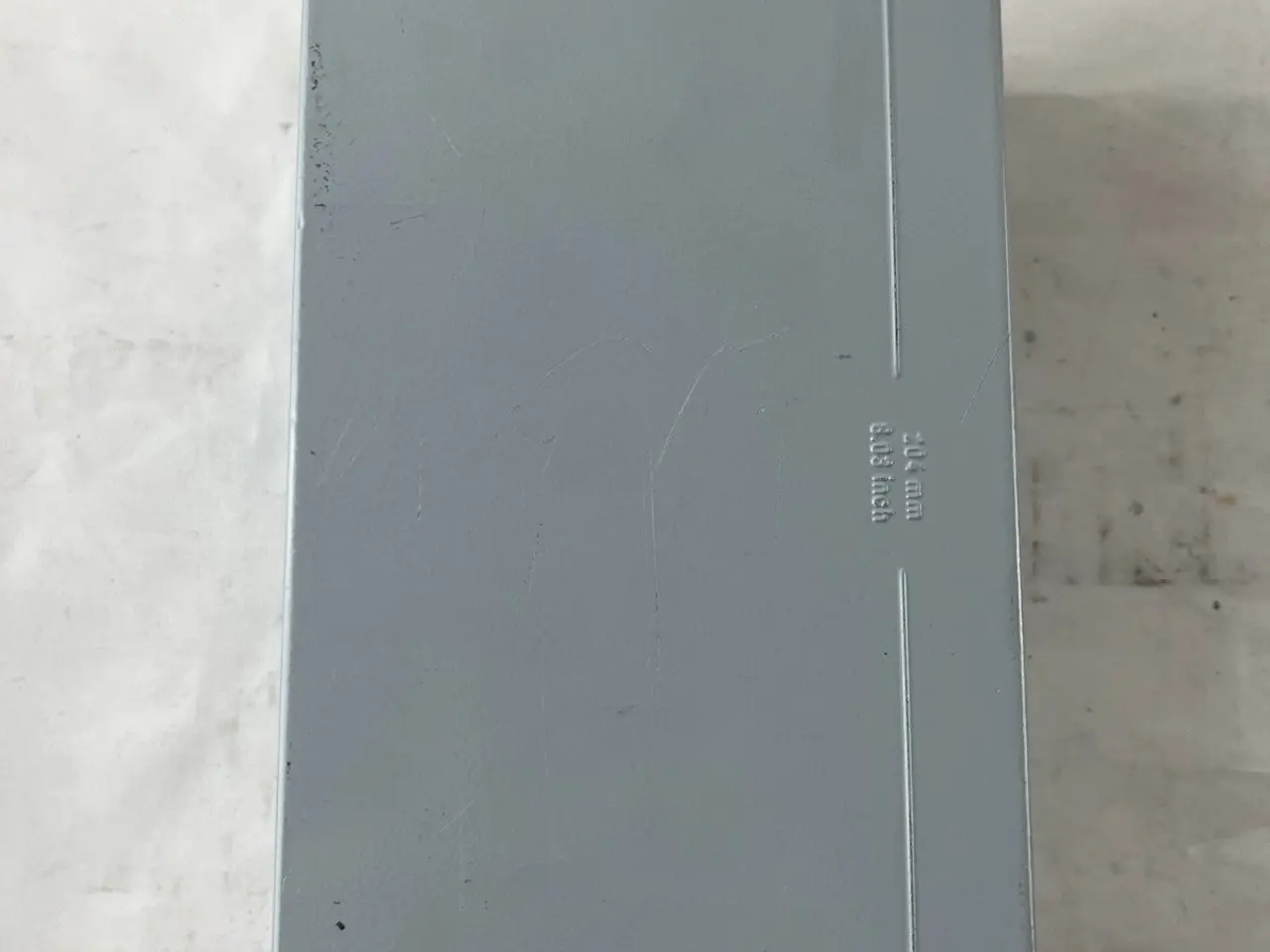 Billede 2 - kabinet 82x206mm Grey Junction Box Screw Lid