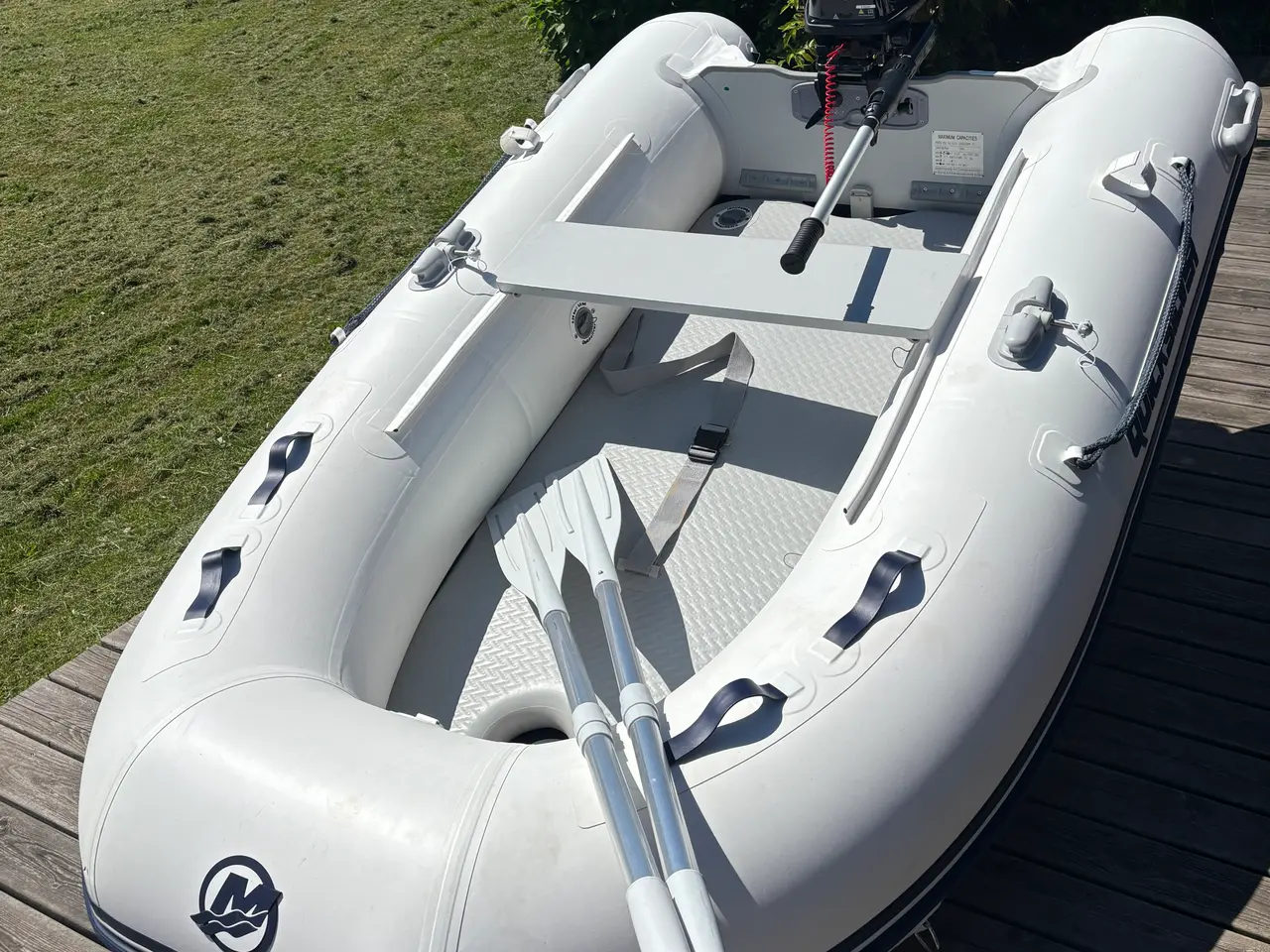 Billede 1 - Quicksilver 250 Air Deck med 5 HK Mercury