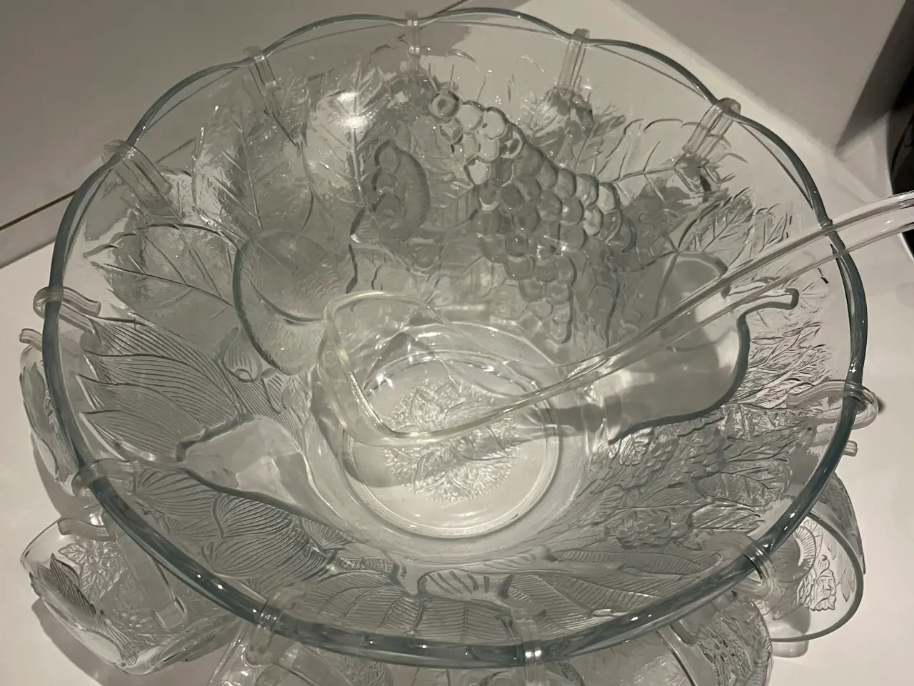 Billede 3 - Punch bowl med 11 glas