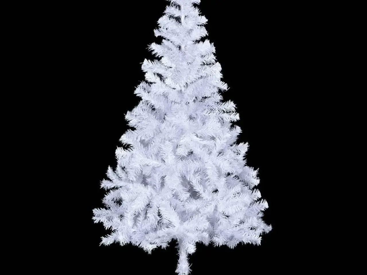 Billede 8 - Kunstigt juletræ med fod 120 cm - hvid