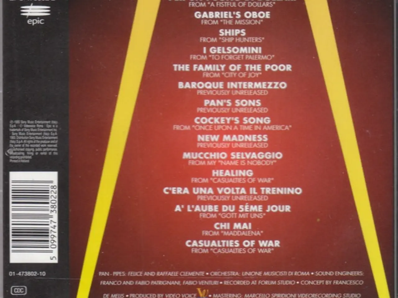 Billede 2 - Morricone 93* – Movie Sounds – CD