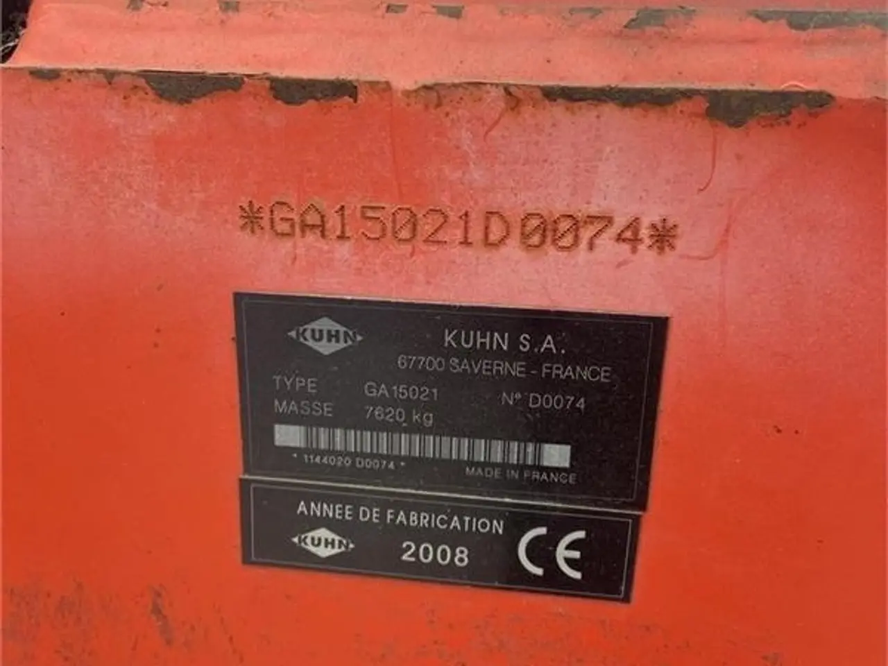 Billede 7 - Kuhn GA 15021 Med nyer rive fjedre