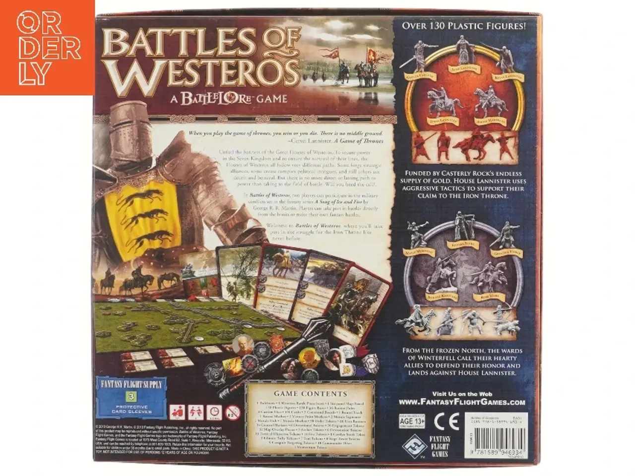 Billede 3 - Battles of Westeros med udvidelser fra Fantasy Flight Games (str. 30x30 cm)
